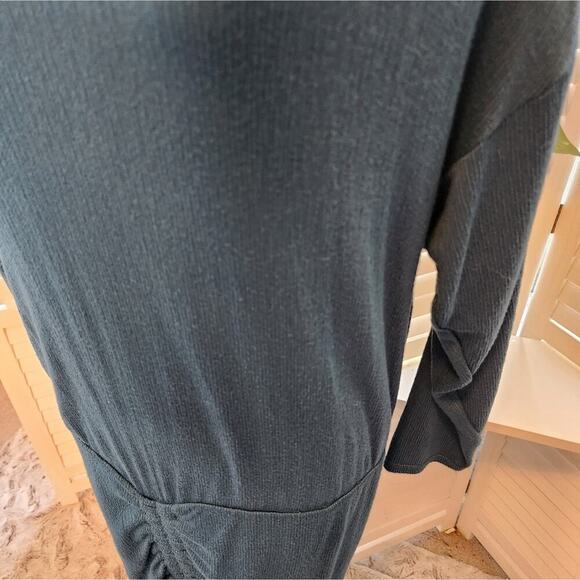 FREE PEOPLE SUNDOWN TEAL BLUE DRESS  MED - Picture 6 of 11